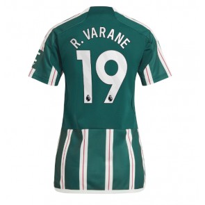 Manchester United Raphael Varane #19 Koszulka Wyjazdowych Kobiety 2023-24 Krótki Rękaw